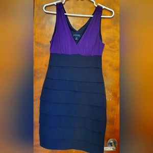 Cocktail Dress Purple and Black